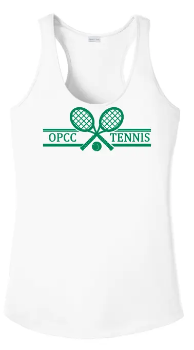 OPCC Ladies Racerback Tank Tennis